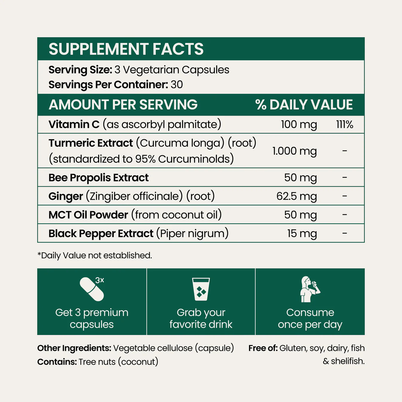 Turmeric Curcumin Capsules (1,000mg)